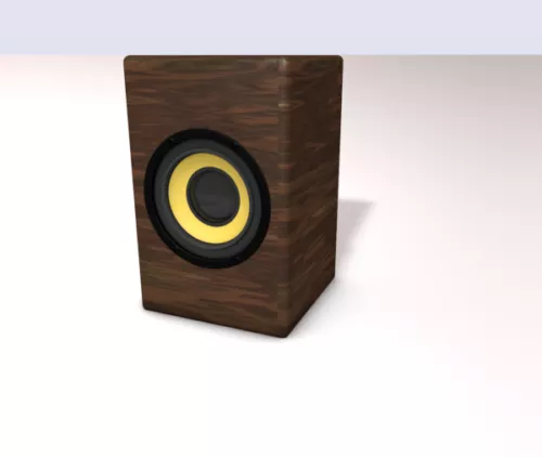 Woofer Audio Speaker 3d model