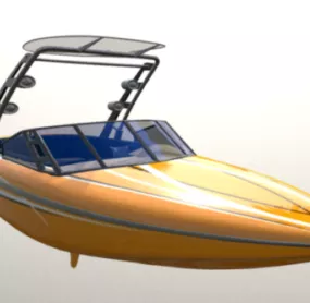 Sea Speedboat Vehicle 3d model