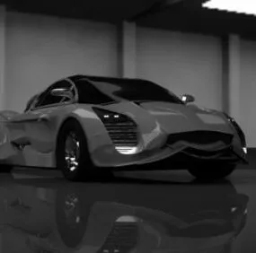 Car Speedy Fiberwheels 3d model