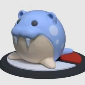 Spheal Pokemon Toy Printable 3d model