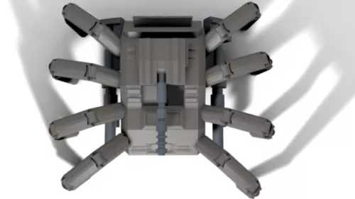 Scifi Fighter Robot 3d model