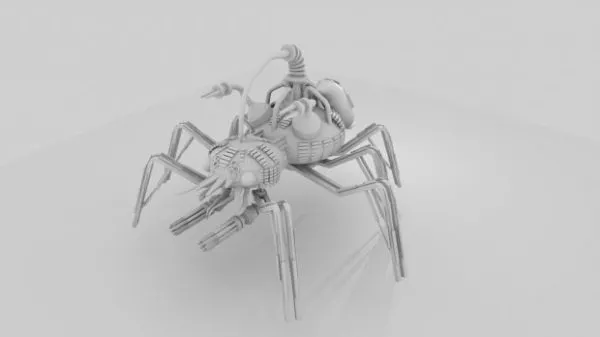 Spider Bot Sci-fi Character 3d model Spider Bot Sci-fi Character 3d model