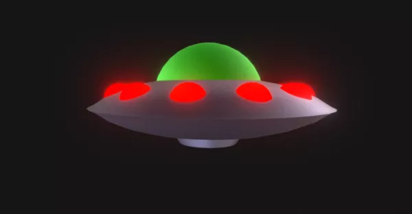 Circle Spaceship 3d model