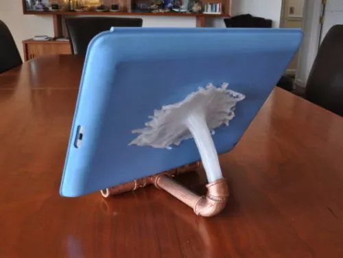 Splashy Ipad Stand Printable 3d model Splashy Ipad Stand Printable 3d model