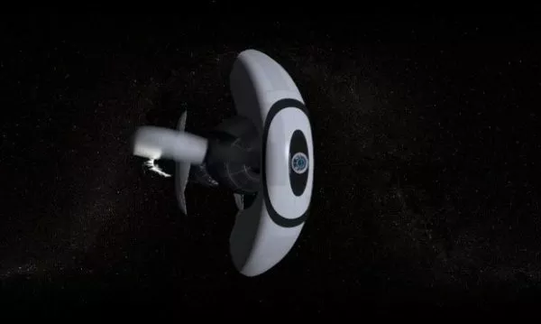 Scifi Frigate Spaceship 3d model