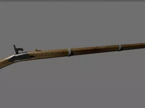 Gun Springfield 1883 Weapon 3d model