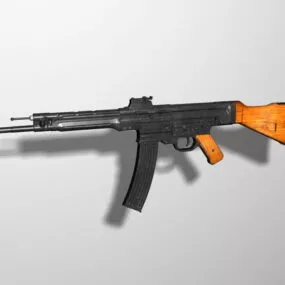 Stg44 Assault Rifle Gun 3d model