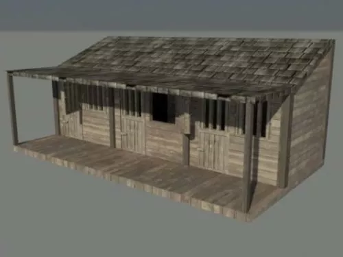 Stable House Old Style 3d model Stable House Old Style 3d model
