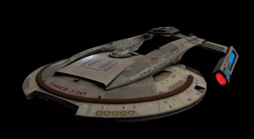 Spaceship Star Trek Akira Class 3d model Spaceship Star Trek Akira Class 3d model