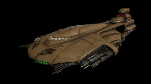 Spaceship Star Trek Arkonian Military Vessel 3d model Spaceship Star Trek Arkonian Military Vessel 3d model