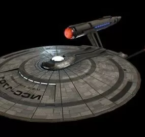 Star Trek Enterprise Spaceship 3d model