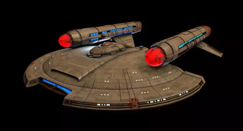 Star Trek Spaceship Sovereign Class 3d model Star Trek Spaceship Sovereign Class 3d model
