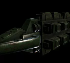 Star Trek Spaceship Klingon Freighter 3d model