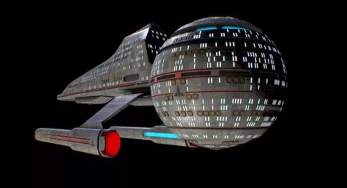 Star Trek Olympic Class Spaceship 3d model Star Trek Olympic Class Spaceship 3d model