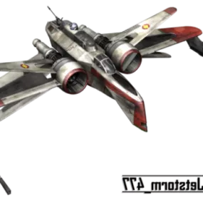 Star Wars Spaceship Fighter 3d model