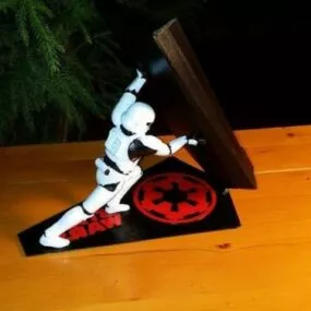 Star Wars Cellphone Charging Stand Printable 3d model
