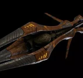 Star Trek Bioship Spacecraft 3d model