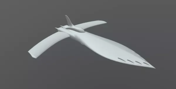American Scifi Space Shuttle 3d model