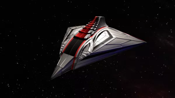 Galaxy Starblaster Spaceship 3d model
