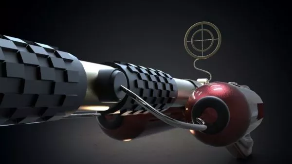 Barrett M107 Sniper Gun 3d model