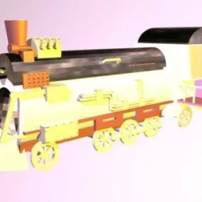 Vehicle Train Design 3d model