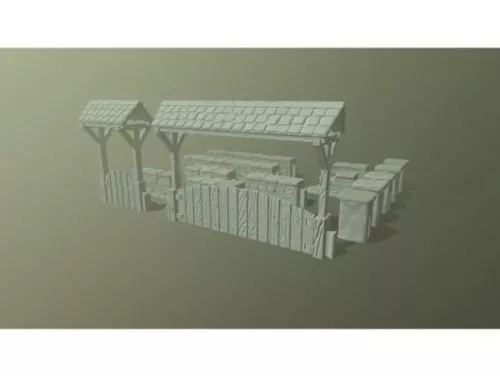 Stone Walls Set Printable 3d model Stone Walls Set Printable 3d model