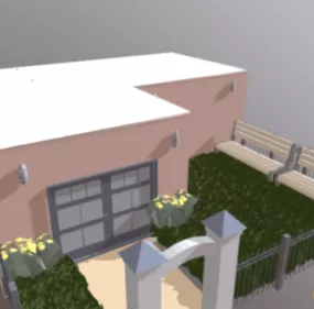 Studio Home Architecture 3d model