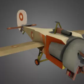 Propeller Airplane Design 3d model