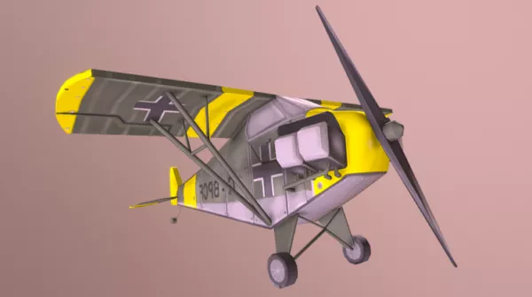 Stylized Airplane Propeller Airplane 3d model Stylized Airplane Propeller Airplane 3d model