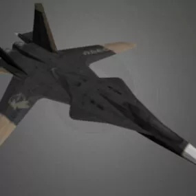 Su43 Ace Combat Aircraft 3d model