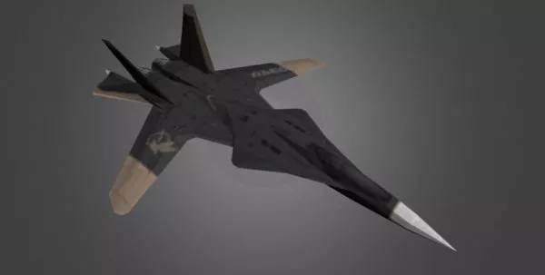 Su43 Ace Combat Aircraft 3d model Su43 Ace Combat Aircraft 3d model