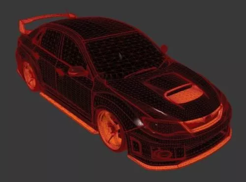 Subaru Impreza Car 3d model Subaru Impreza Car 3d model