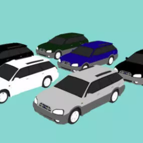 Subaru Lancaster Car Pack 3d model