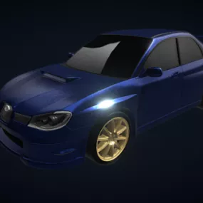 Car Subaru Impreza 2006 Vehicle 3d model