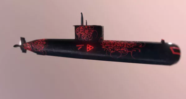 Army Submarine 3d model Army Submarine 3d model