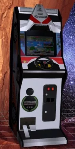 Monaco Gp Upright Arcade Game Machine 3d model Monaco Gp Upright Arcade Game Machine 3d model