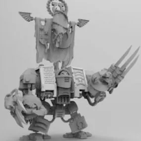 Robot Head Boxy Character Sculpt 3d model