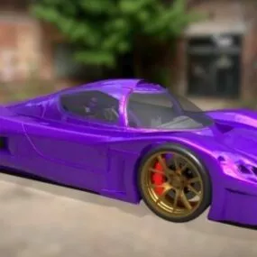 Superlite Coupe Super Car 3d model