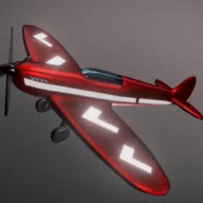 Marine Spitfire Aircraft 3d model