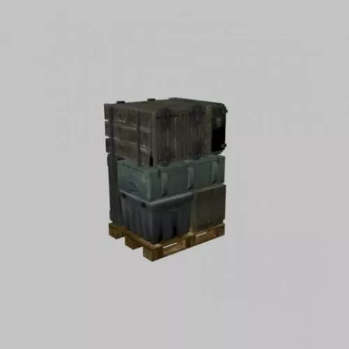 Rustic Mail Box 3d model