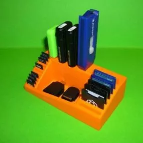 Printable Support Usb Sd Microsd 3d model