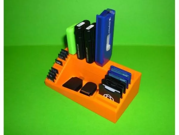 Printable Support Usb Sd Microsd 3d model Printable Support Usb Sd Microsd 3d model