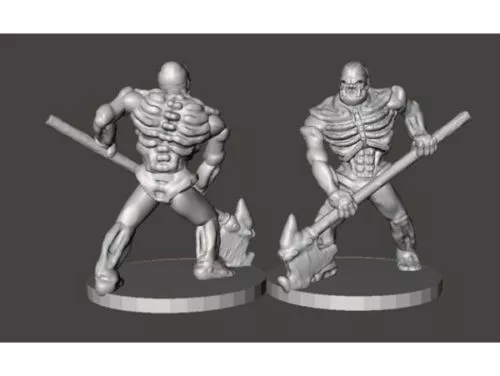 Orc Skelly Character Sculpt 3d model Orc Skelly Character Sculpt 3d model