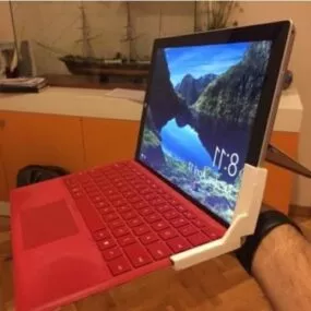 Printable Surface Pro Laptop Keyboard Holder 3d model