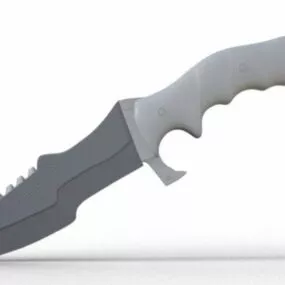 Survival Knife Weapon 3d model
