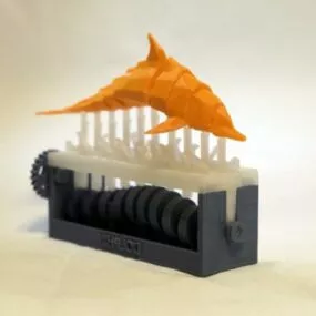 Swimming Dolphin Printable 3d model