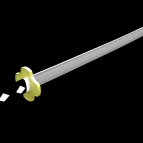 Japanese Sword Katana 3d model