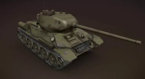 Lowpoly Army Tank 3d model