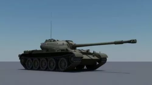 T-54 Legend Tank 3d model T-54 Legend Tank 3d model