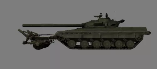 Yugoslav Army M84 Tank 3d model